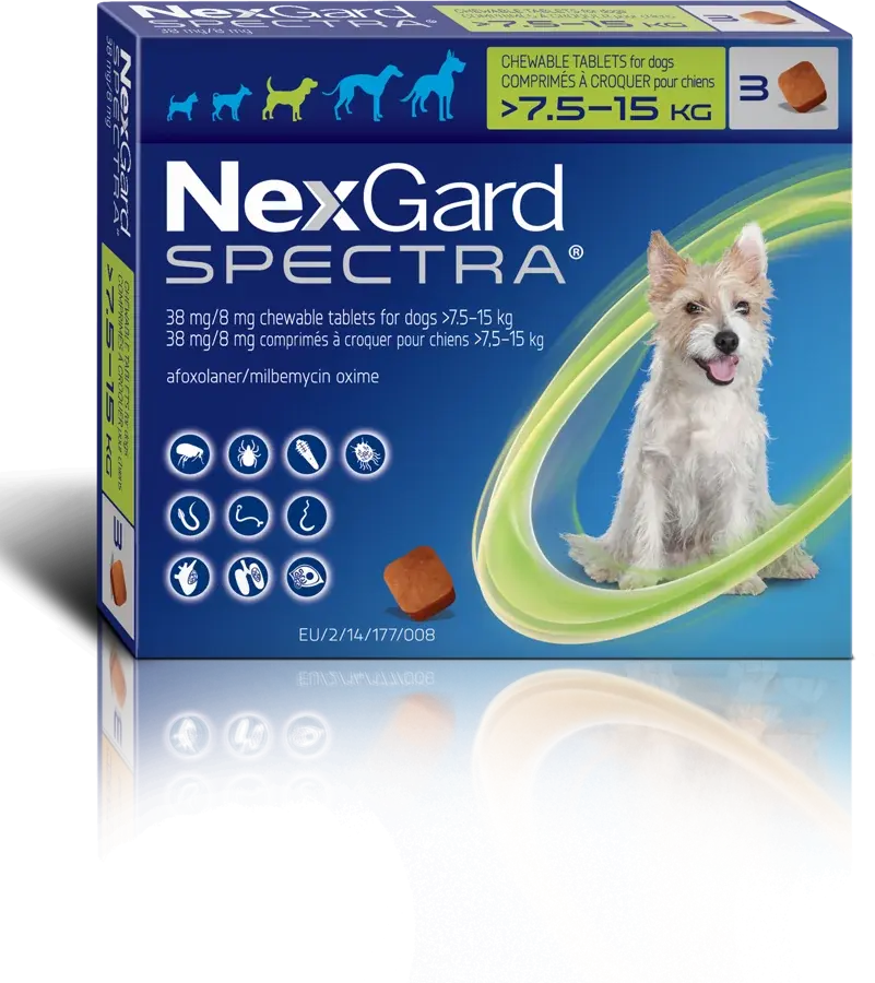 Nexgard Spectra 7.5 – 15 kg