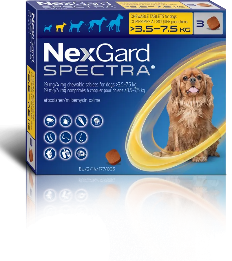 Nexgard Spectra 3.5 – 7.5 kg