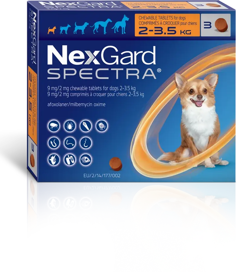 Nexgard Spectra 2 – 3.5 kg